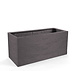 Rechthoekige plantenbak buiten 90x40x40 cm - Bruin (Terreno Box)