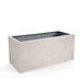 Rechthoekige plantenbak buiten 100x50x50 cm - Creme (Terreno Box)