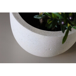 Grigio New Egg Pot 94 - Antique White