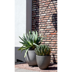 Grigio New Egg Pot 80 cm - Natural Concrete