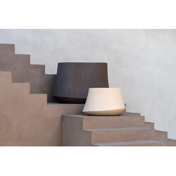 Rondello Pot 90 - Ash Brown