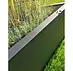 Aluminium polyethyleen plantenbak 100x100x40 cm  Zwart RAL 9005