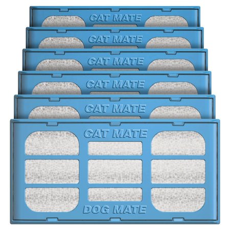 Closer Pets/Cat Mate Filterpatronen 6 stuks voor CatMate en DogMate drinkfonteinen