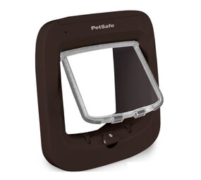 PetSafe Microchip kattenluik bruin PetSafe Microchip kattenluik bruin