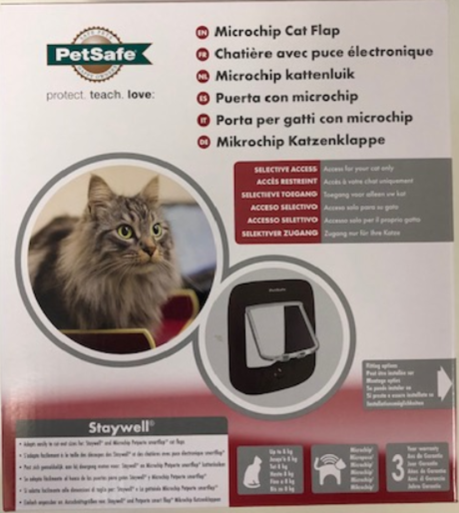 PetSafe Microchip kattenluik bruin PetSafe Microchip kattenluik bruin