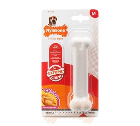 Nylabone Power Chew Kip Kluif maat M Nylabone Power Chew Kip Kluif maat M