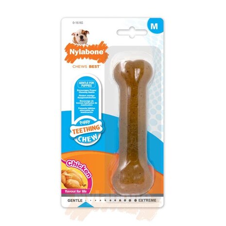 Nylabone Puppy Chew Bone maat M Nylabone Puppy Chew Bone maat M