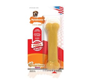 Nylabone Power Chew Pindakaas kluif maat M Nylabone Power Chew Pindakaas kluif maat M