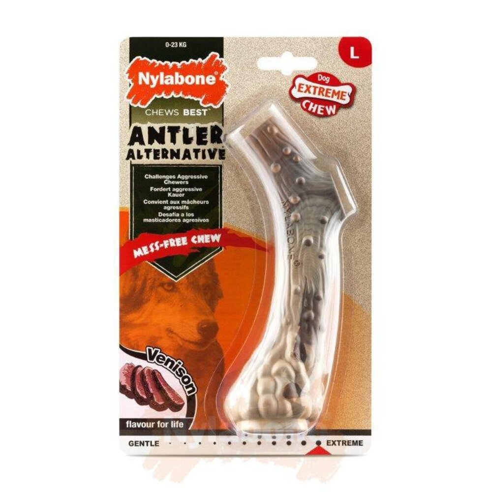 Nylabone Power Chew Antler Alternative maat L Nylabone Power Chew Antler Alternative maat L
