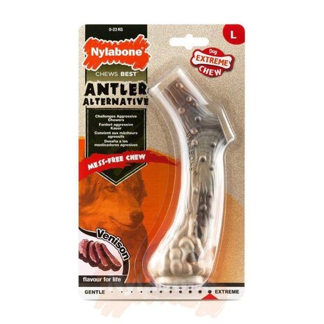 Nylabone Power Chew Antler Alternative maat L Nylabone Power Chew Antler Alternative maat L