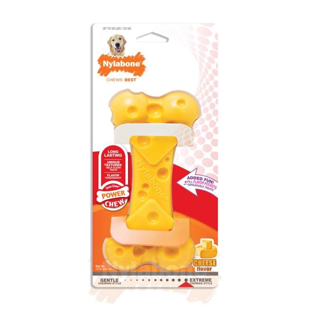 Nylabone Power Chew Kaas Kluif maat L Nylabone Power Chew Kaas Kluif maat L