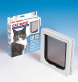 Closer Pets/Cat Mate Kattenluik 4 standen voor dunne deuren wit