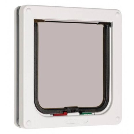 Closer Pet / Catmate Kattenluik 4 standen voor dunne deuren wit Closer Pet / Catmate Kattenluik 4 standen voor dunne deuren wit