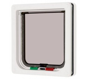 Closer Pet / Catmate Kattenluik 4 standen voor dunne deuren wit Closer Pet / Catmate Kattenluik 4 standen voor dunne deuren wit