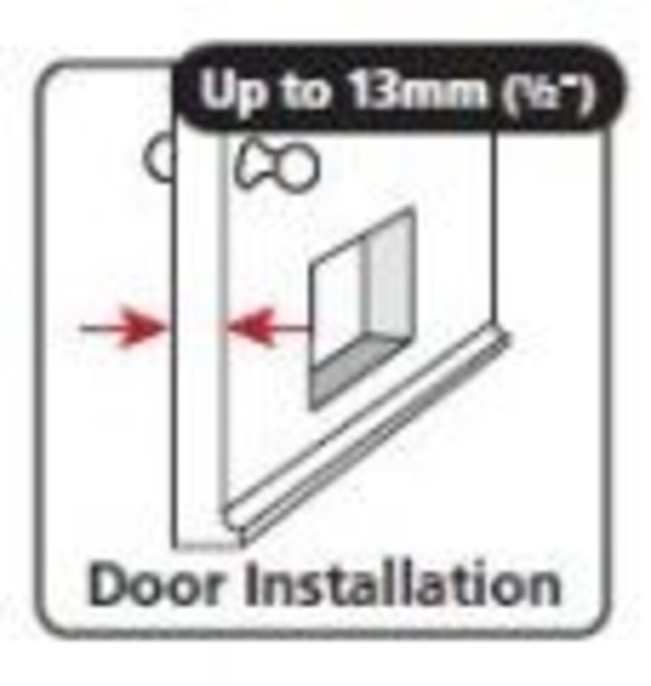 Closer Pet / Catmate Kattenluik 4 standen voor dunne deuren wit Closer Pet / Catmate Kattenluik 4 standen voor dunne deuren wit