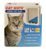 Cat Mate kattenluik  voor grote katten wit 221