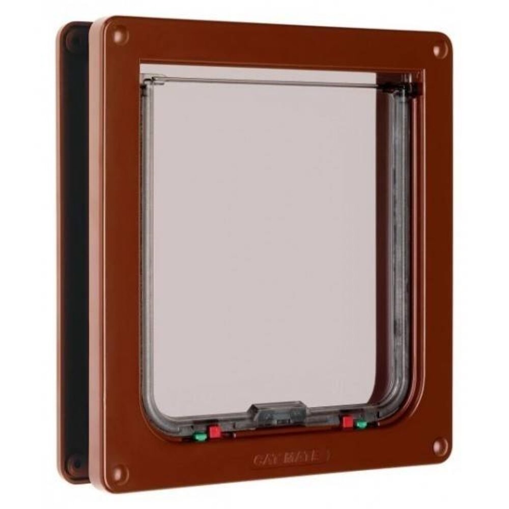 Closer Pets/Cat Mate kattenluik voor grote katten bruin Closer Pets/Cat Mate kattenluik voor grote katten bruin