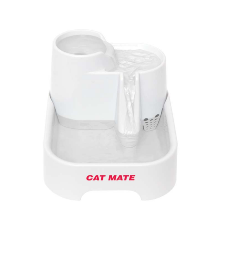 Closer Pet / Catmate Cat Mate Katten drinkfontein 335 Cat Mate wit Closer Pet / Catmate Cat Mate Katten drinkfontein 335 Cat Mate wit