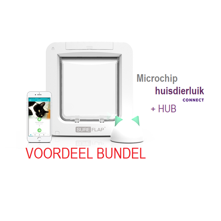 Sure Petcare Microchip Huisdierluik Connect Bundel