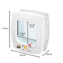 Magnetisch kattenluik Swing 7 Wit