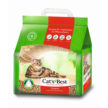 Cat's Best Cat's Best Original kattenbakvulling 10 liter op basis van plantaardige vezels
