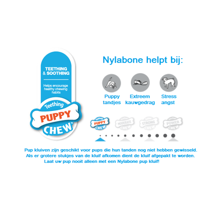 Nylabone Puppy Teething Keys maat M