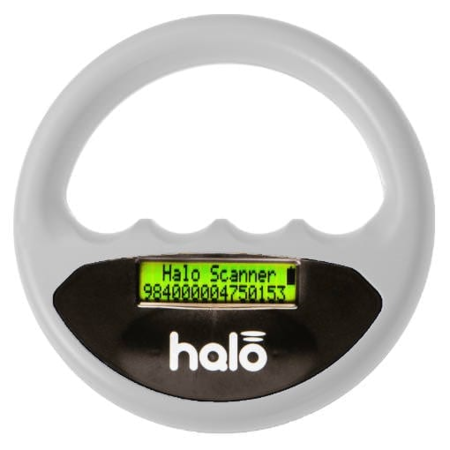 Halo Halo microchip scanner wit