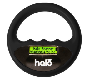Halo Halo microchip scanner zwart