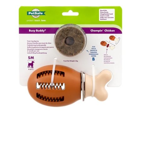 Petsafe Busy Buddy Chompin’ Chicken Treat Ring Dog Toy small/medium