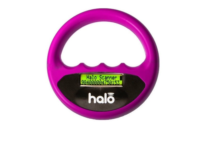 Halo Halo microchip scanner roze