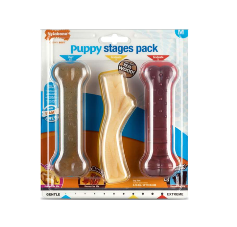 Nylabone Puppy 3-pack medium Nylabone Puppy 3-pack medium
