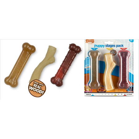 Nylabone Puppy 3-pack medium