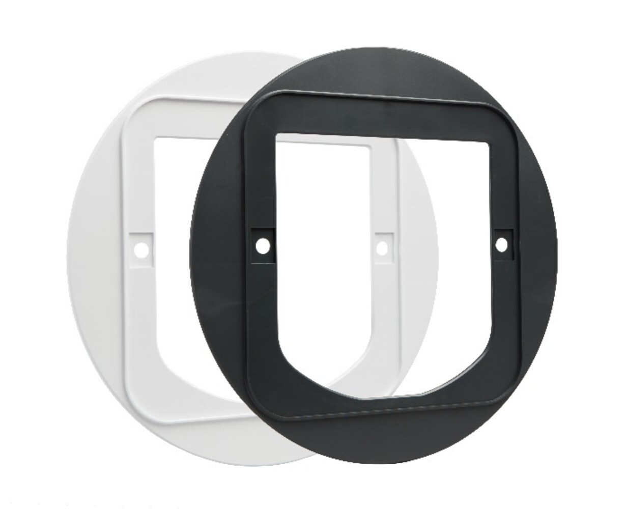 Sure Petcare Montageadapter kattenluik grijs-wit Sure Petcare Montageadapter kattenluik grijs-wit