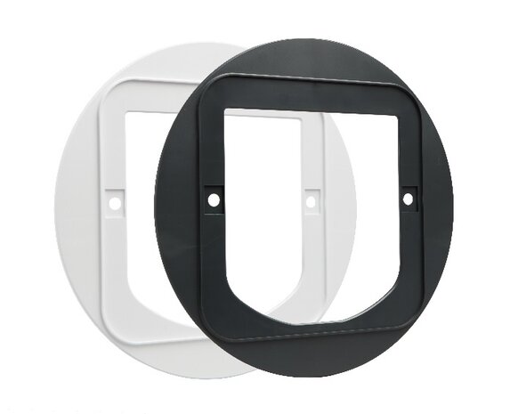 Sure Petcare Montageadapter kattenluik grijs-wit Sure Petcare Montageadapter kattenluik grijs-wit