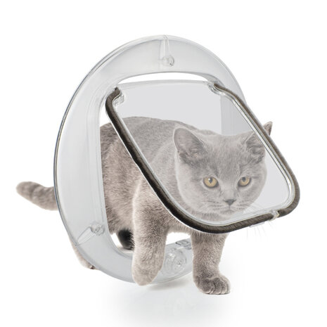 Merkloos Kattenluik transparant Merkloos Kattenluik transparant