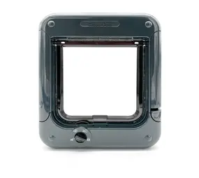 Closer Pet / Catmate Kattenluik Rotary 4 standen 358 donkergrijs Closer Pet / Catmate Kattenluik Rotary 4 standen 358 donkergrijs