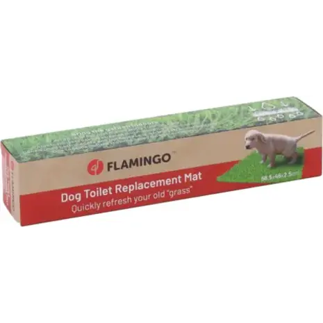 Flamingo Vervangkunstgrasmat voor huisdierentoilet Petlou Flamingo Vervangkunstgrasmat voor huisdierentoilet Petlou