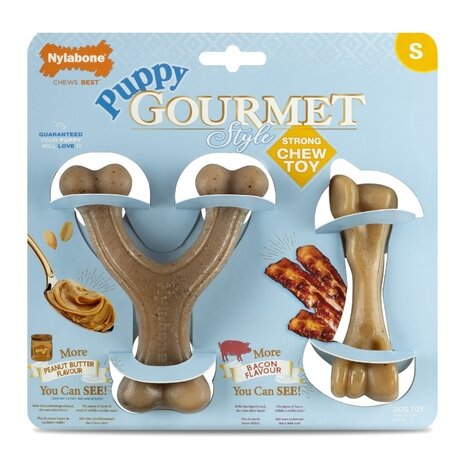Nylabone Puppy Gourmet Small Twin Pack Nylabone Puppy Gourmet Small Twin Pack