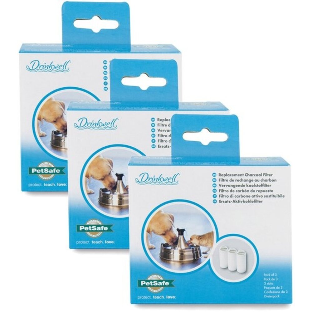 PetSafe Drinkwell 360 Premium koolstoffilters, hond en kat water fontein filters, 12 Pack