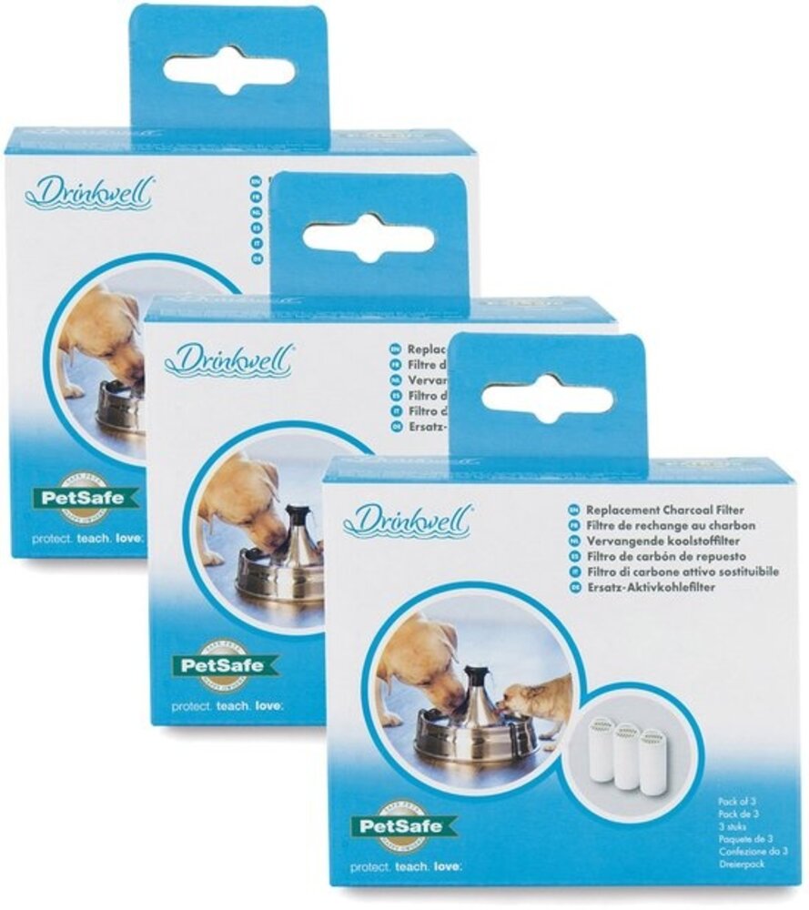 PetSafe Drinkwell 360 Filters – Voordeelset 3 doosjes (9 stuks) PetSafe Drinkwell 360 Filters – Voordeelset 3 doosjes (9 stuks)