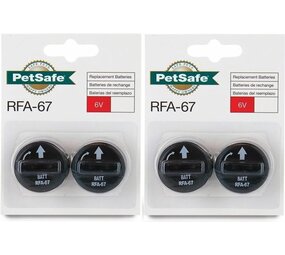PetSafe RFA-67D-11, 6V Lithium Batterij 2 X 2 stuks PetSafe RFA-67D-11, 6V Lithium Batterij 2 X 2 stuks