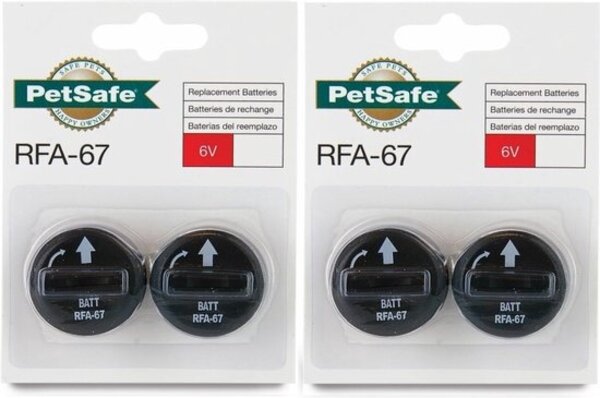 PetSafe RFA-67D-11, 6V Lithium Batterij 2 X 2 stuks PetSafe RFA-67D-11, 6V Lithium Batterij 2 X 2 stuks