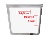 Huismerk Vervangdeurtje voor basic Kattenluik met tunnel Huismerk Vervangdeurtje voor basic Kattenluik met tunnel