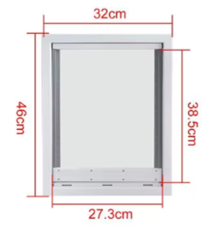 PetPro Huisdierluik L wit - Met flexibele flap PetPro Huisdierluik L wit - Met flexibele flap