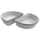 Sure Petcare Halve voerbakjes voor Surefeed set van 2 stuks grijs
