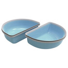 Sure Petcare Halve voerbakjes voor Surefeed set van 2 stuks blauw