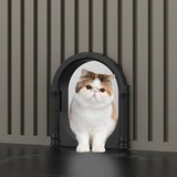 Merkloos SoftPaws Kattendeurtje zwart Merkloos SoftPaws Kattendeurtje zwart