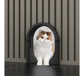 Merkloos SoftPaws Kattendeurtje zwart Merkloos SoftPaws Kattendeurtje zwart