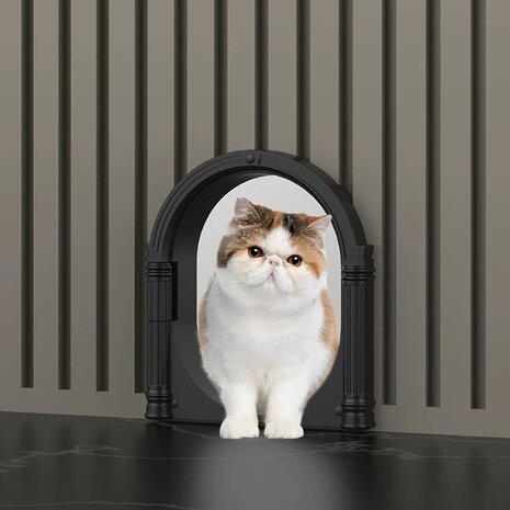 Merkloos SoftPaws Kattendeurtje zwart Merkloos SoftPaws Kattendeurtje zwart