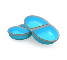 Sure Petcare Surefeed voerbak dubbel blauw set 2 stuks Sure Petcare Surefeed voerbak dubbel blauw set 2 stuks